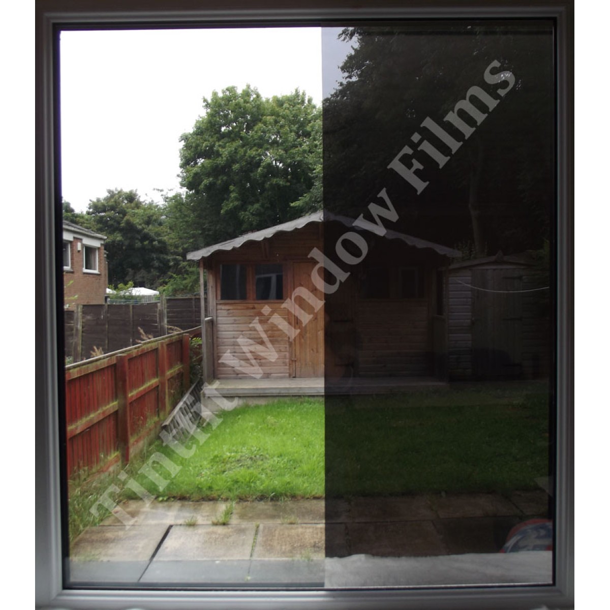 External Dark Reflective Bronze 20 Window Film